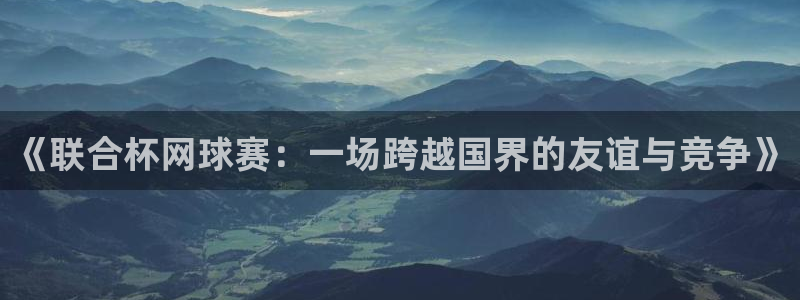  b0b体育网页版登录：《联合杯网球赛：一场跨越国界的友谊与竞