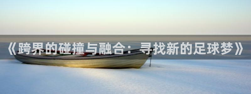 B体育官网下载最新版本：《跨界的碰撞与融合：寻找新的足球梦》