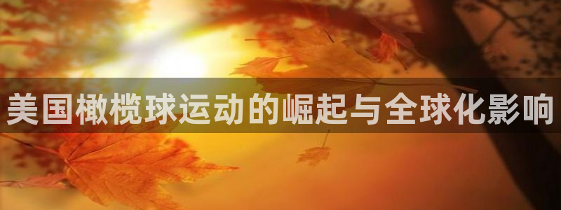  B体育官网在线下载：美国橄榄球运动的崛起与全球化影响